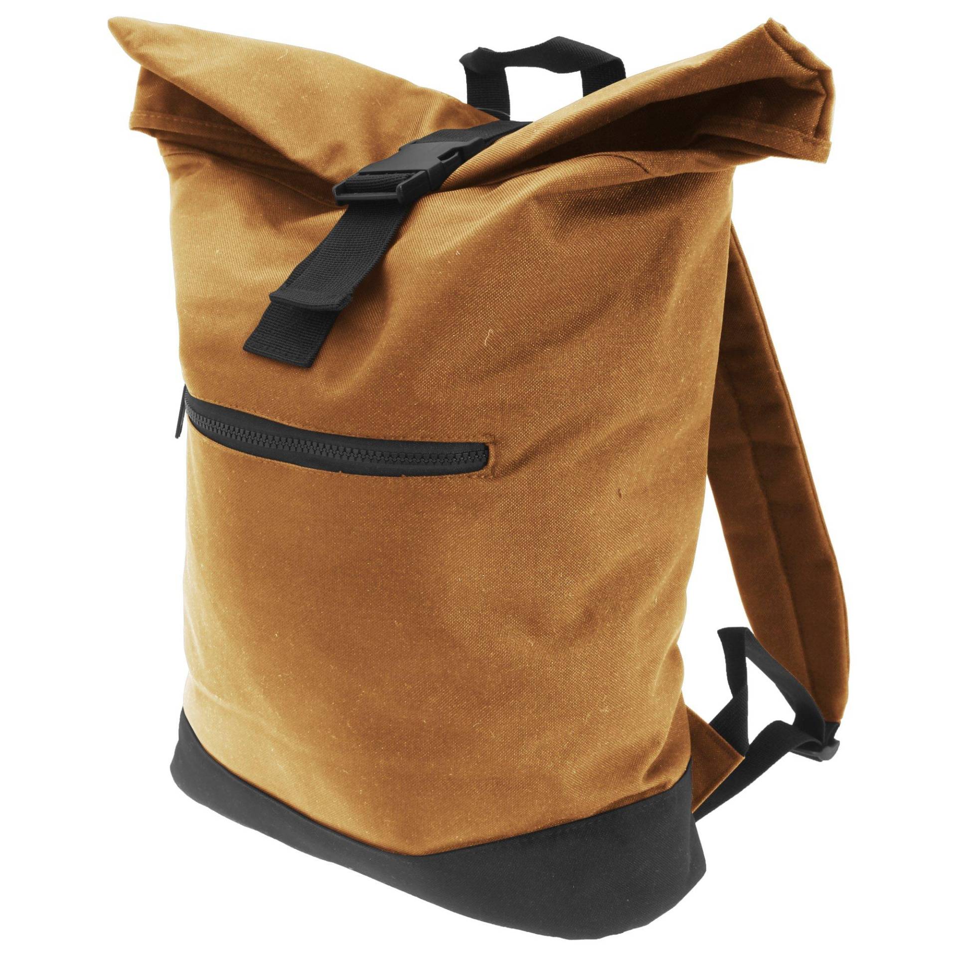 Bagbase - RollTop Rucksack (12 Liter), für Herren, Braun, One Size von Bagbase