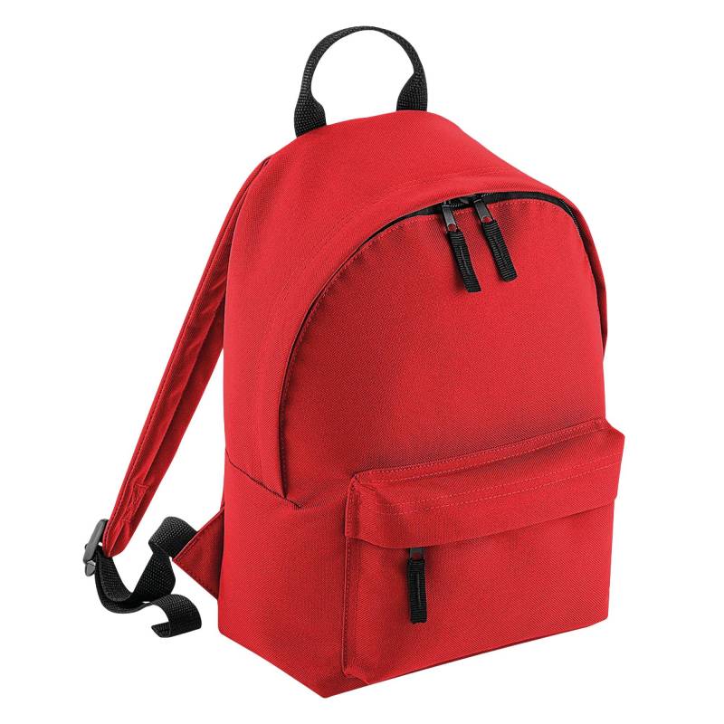 Rucksack Fashion, Mini Herren Rot Bunt ONE SIZE von Bagbase