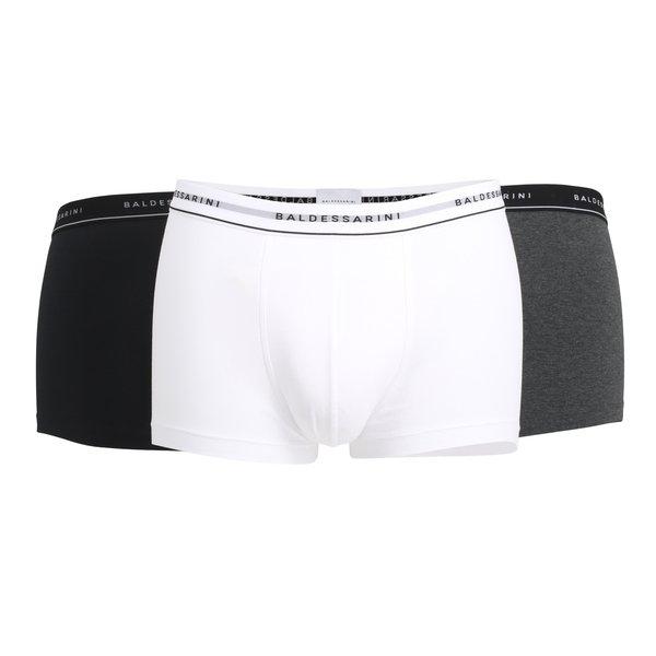 Boxershort 3er Pack Stretch Herren Weiss Bunt L von Baldessarini