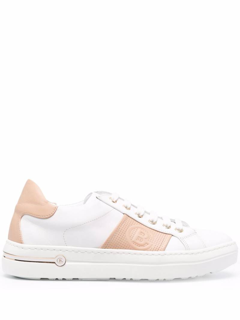 Baldinini colour-block leather sneakers - White von Baldinini