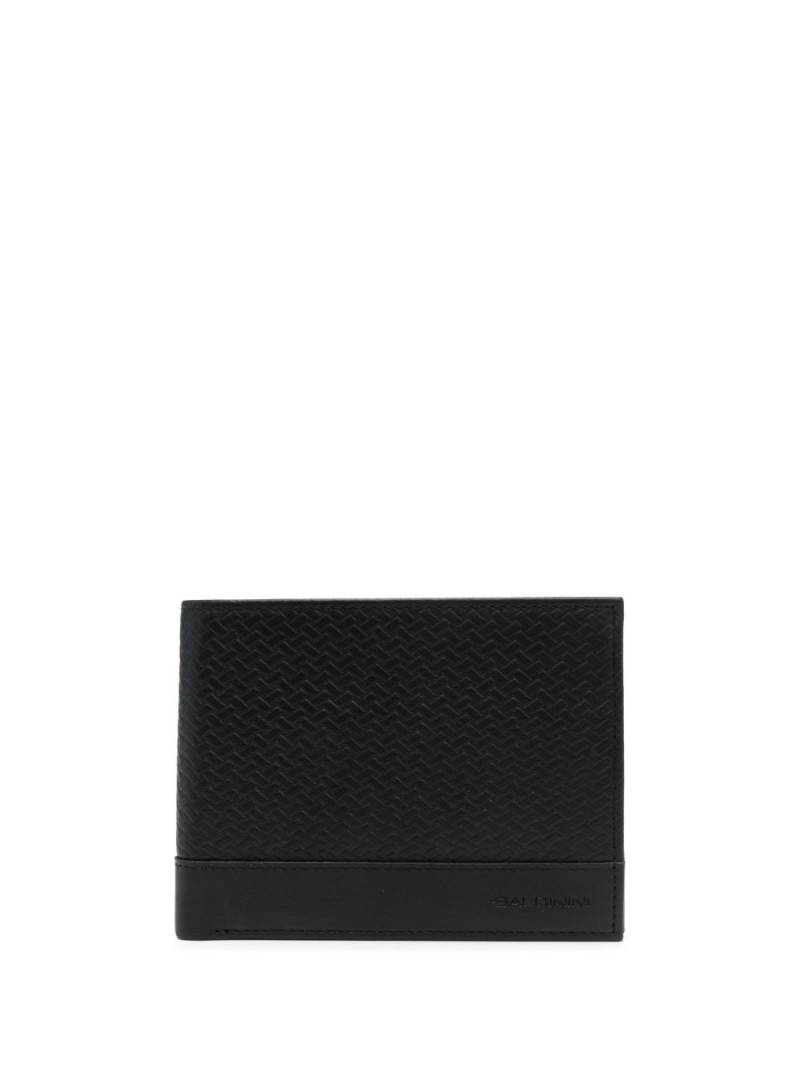 Baldinini bi-fold leather wallet - Black von Baldinini