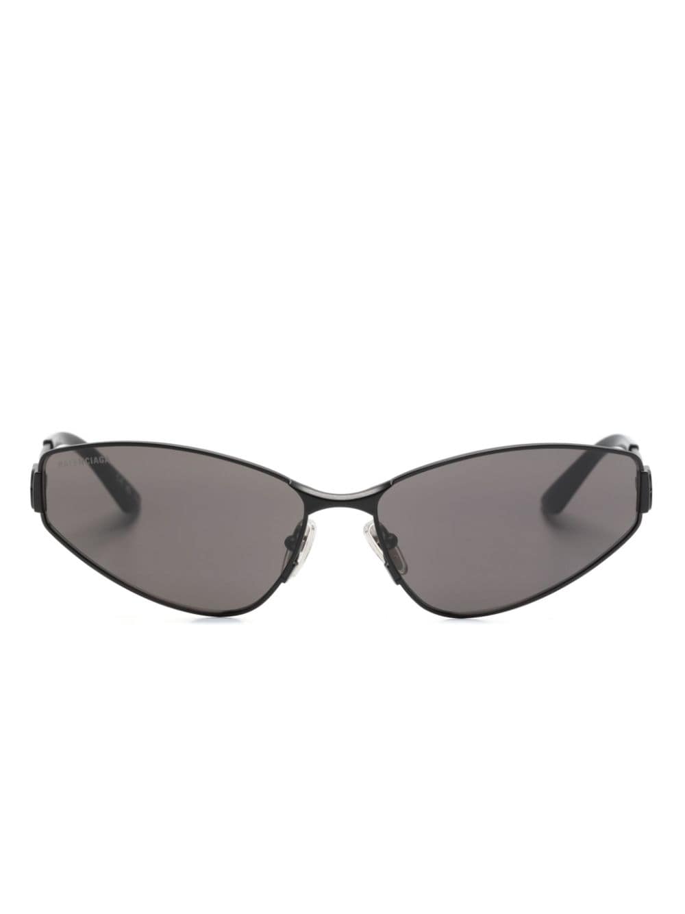 Balenciaga Eyewear 90s oval-frame sunglasses - Black von Balenciaga Eyewear