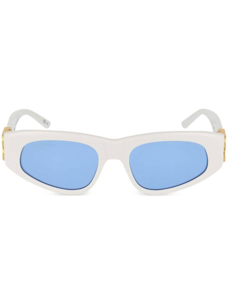 Balenciaga Eyewear Dinasty BB cat-eye frame sunglasses - White von Balenciaga Eyewear