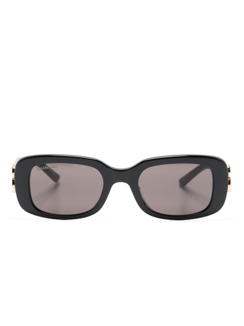 Balenciaga Eyewear Dynasty rectangle-frame sunglasses - Black von Balenciaga Eyewear