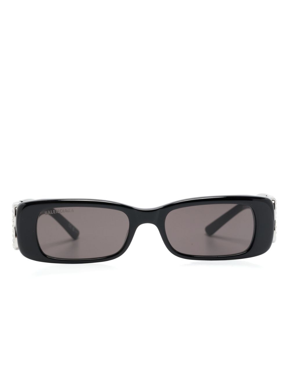 Balenciaga Eyewear Dynasty rectangle-frame sunglasses - Black von Balenciaga Eyewear