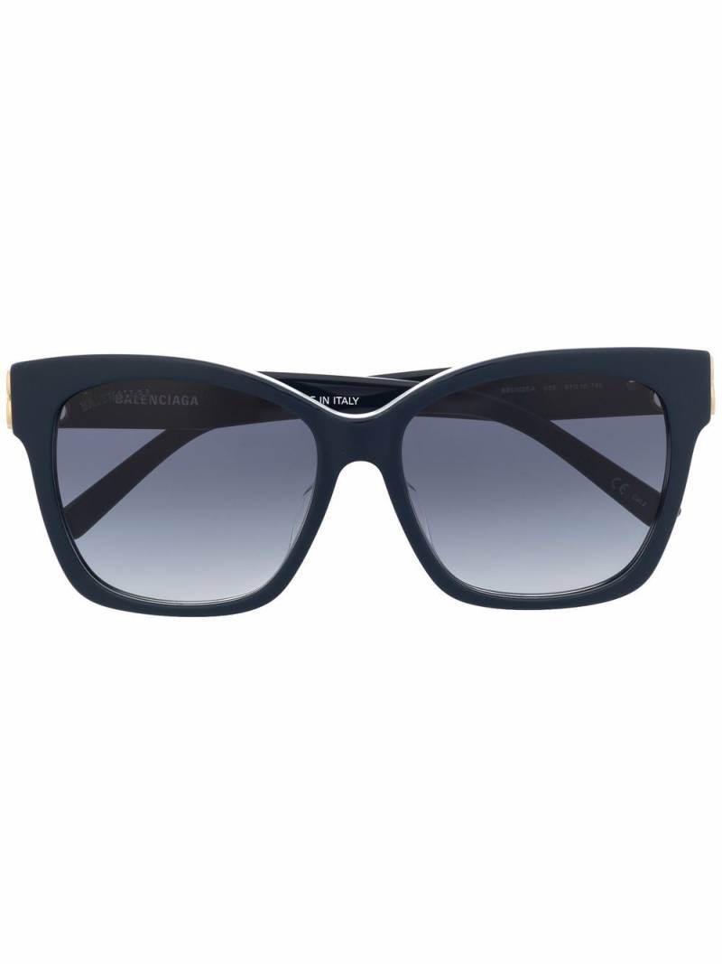 Balenciaga Eyewear Dynasty square-frame sunglasses - Blue von Balenciaga Eyewear