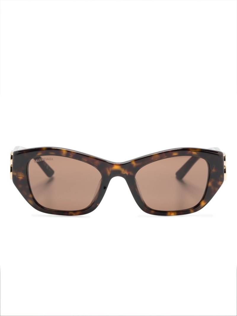 Balenciaga Eyewear Dynasty square-frame sunglasses - Brown von Balenciaga Eyewear