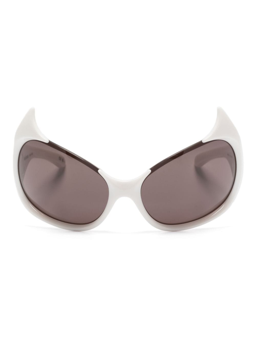 Balenciaga Eyewear Gotham cat-eye sunglasses - White von Balenciaga Eyewear