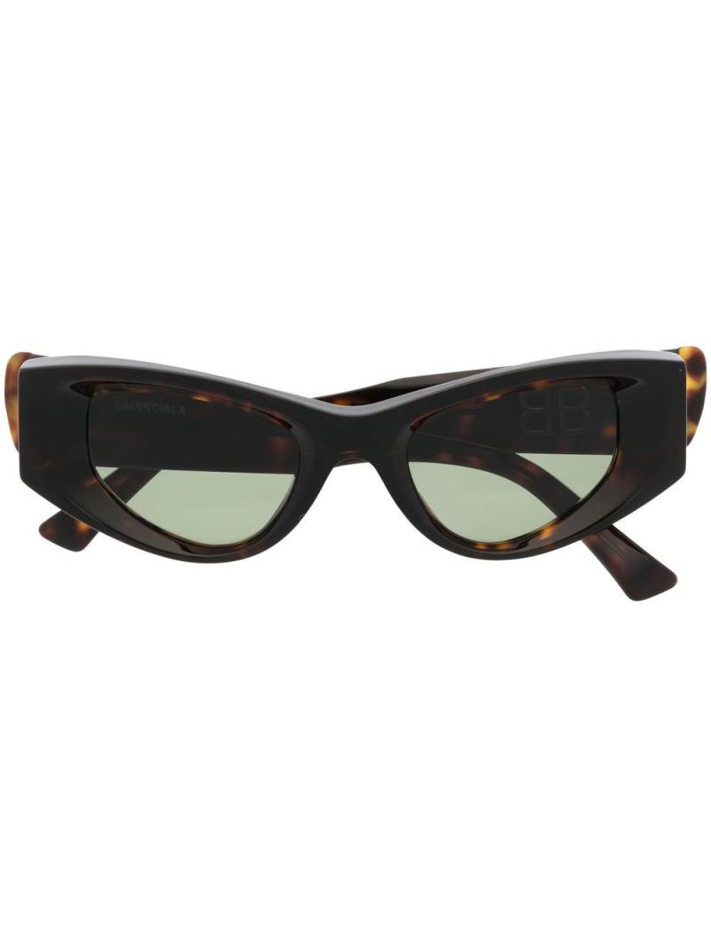 Balenciaga Eyewear Odeon cat-eye sunglasses - Brown von Balenciaga Eyewear