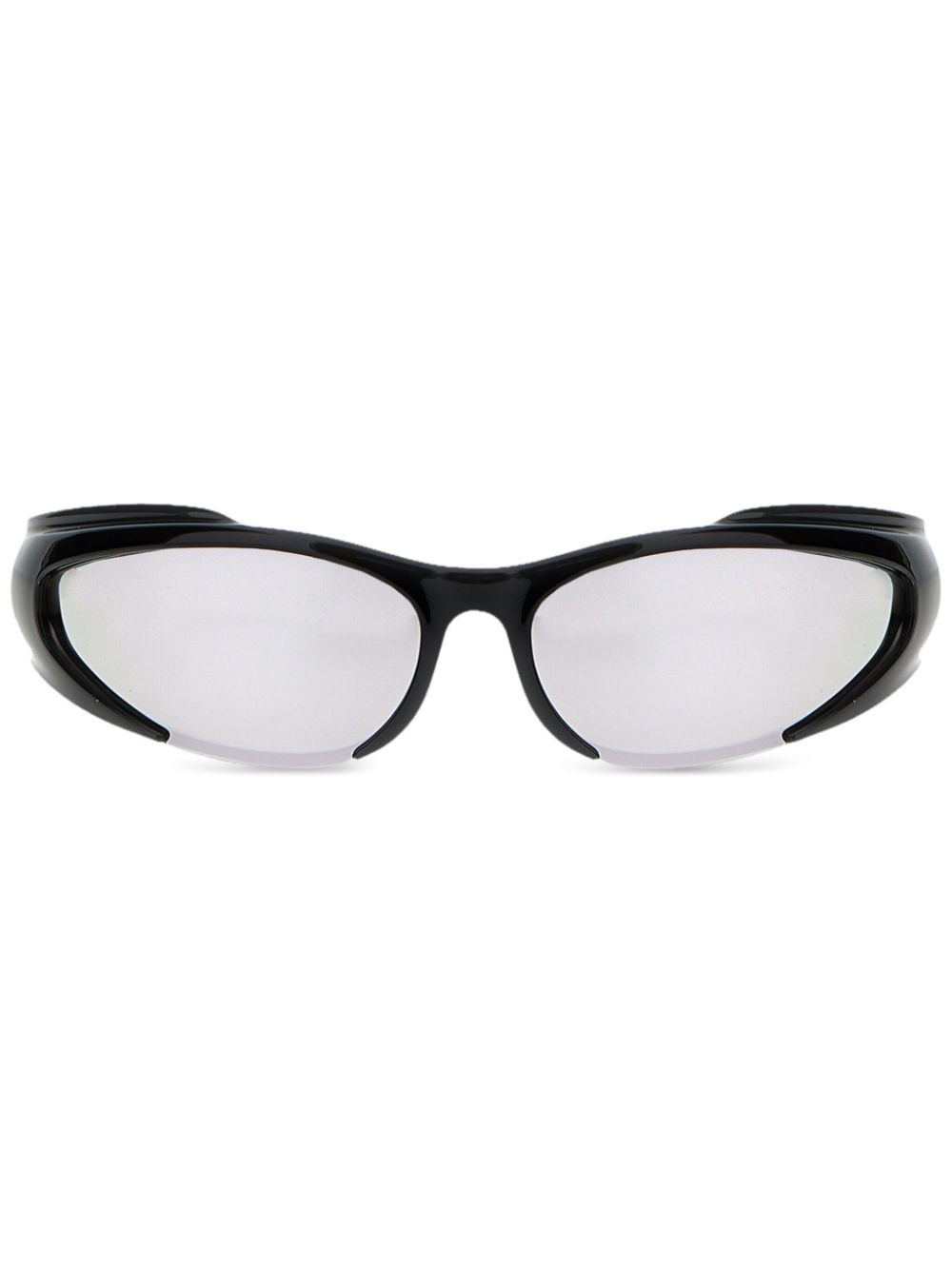 Balenciaga Eyewear Reverse Xpander rectangle-frame sunglasses - Black von Balenciaga Eyewear