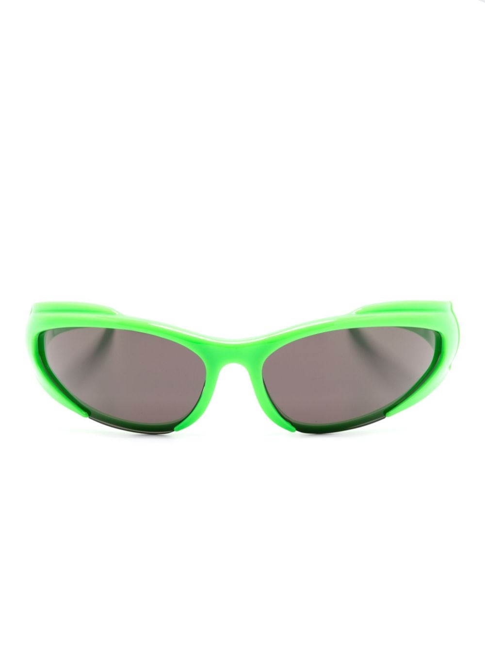 Balenciaga Eyewear Reverse Xpander sunglasses - Green von Balenciaga Eyewear