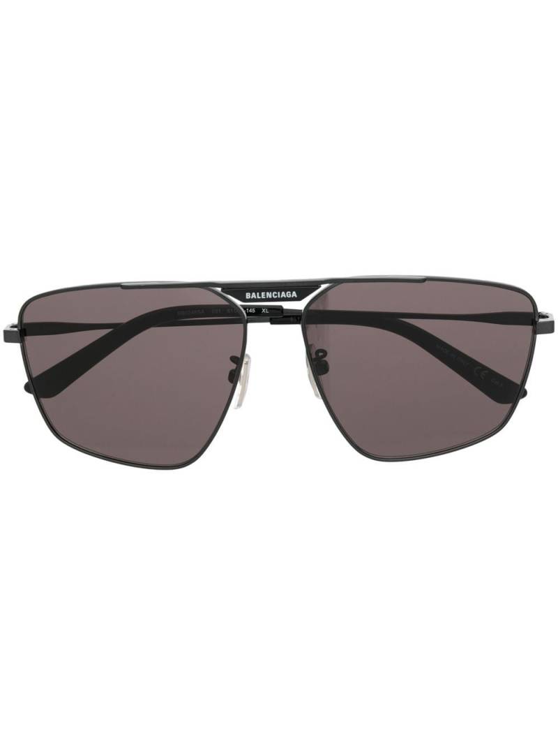 Balenciaga Eyewear Tag 2.0 Navigator sunglasses - Black von Balenciaga Eyewear