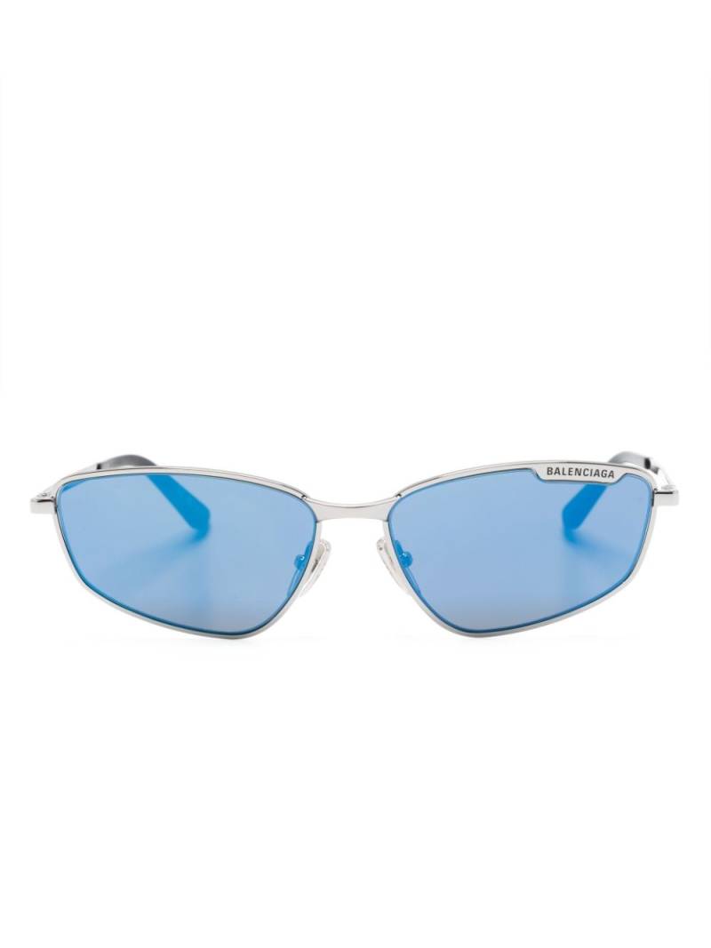 Balenciaga Eyewear geometric-frame sunglasses - Grey von Balenciaga Eyewear