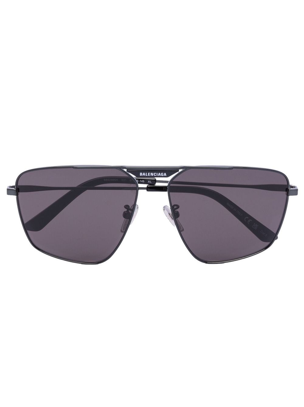 Balenciaga Eyewear geometric pilot-frame sunglasses - Black von Balenciaga Eyewear