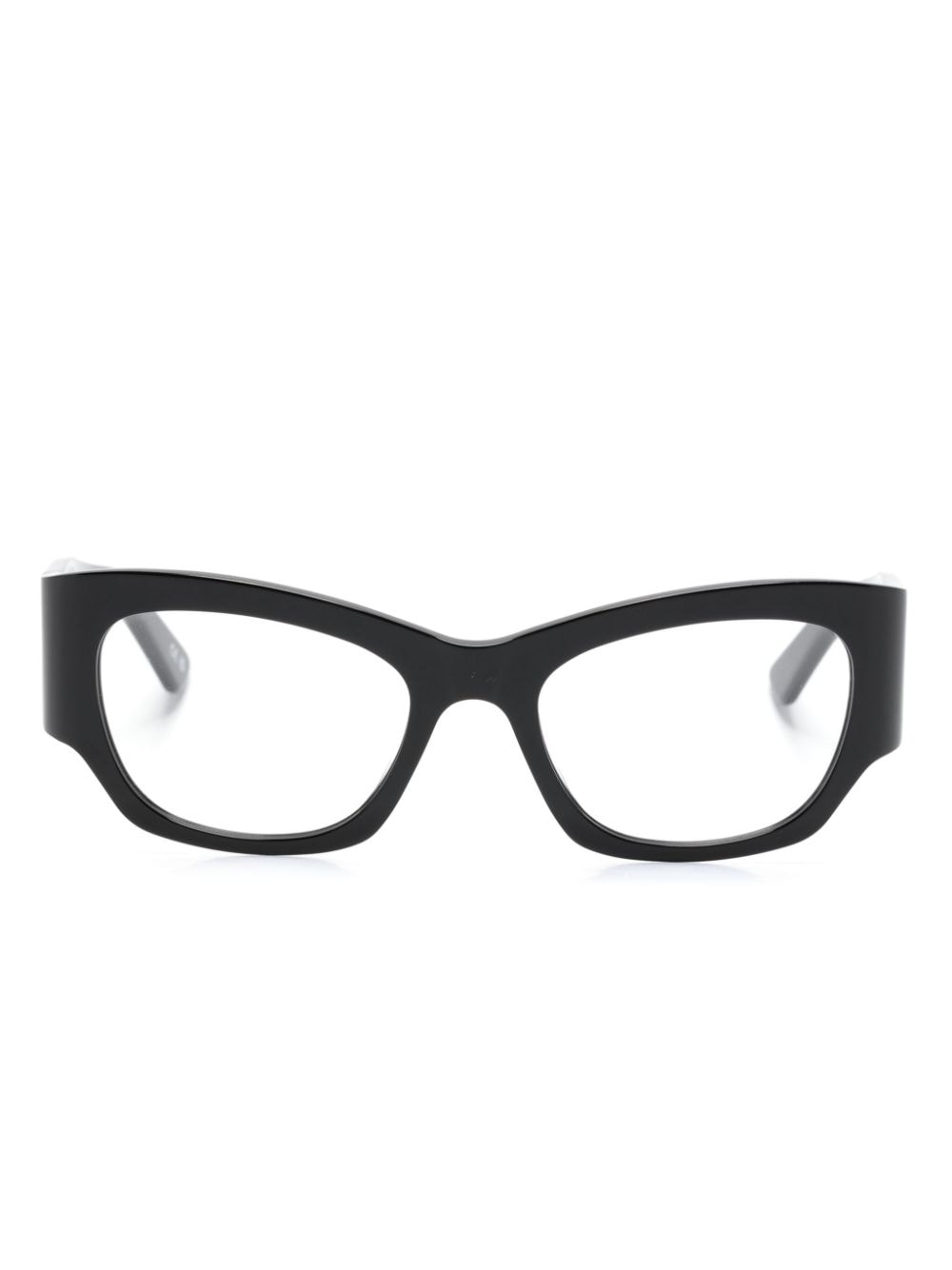 Balenciaga Eyewear logo-engraved cat-eye glasses - Black von Balenciaga Eyewear