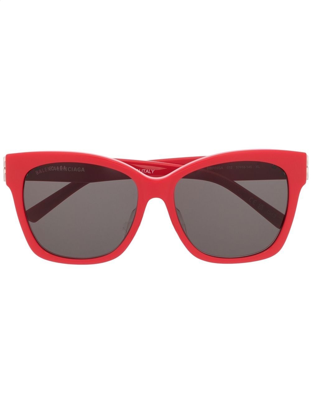 Balenciaga Eyewear Dynasty square-frame sunglasses - Red von Balenciaga Eyewear