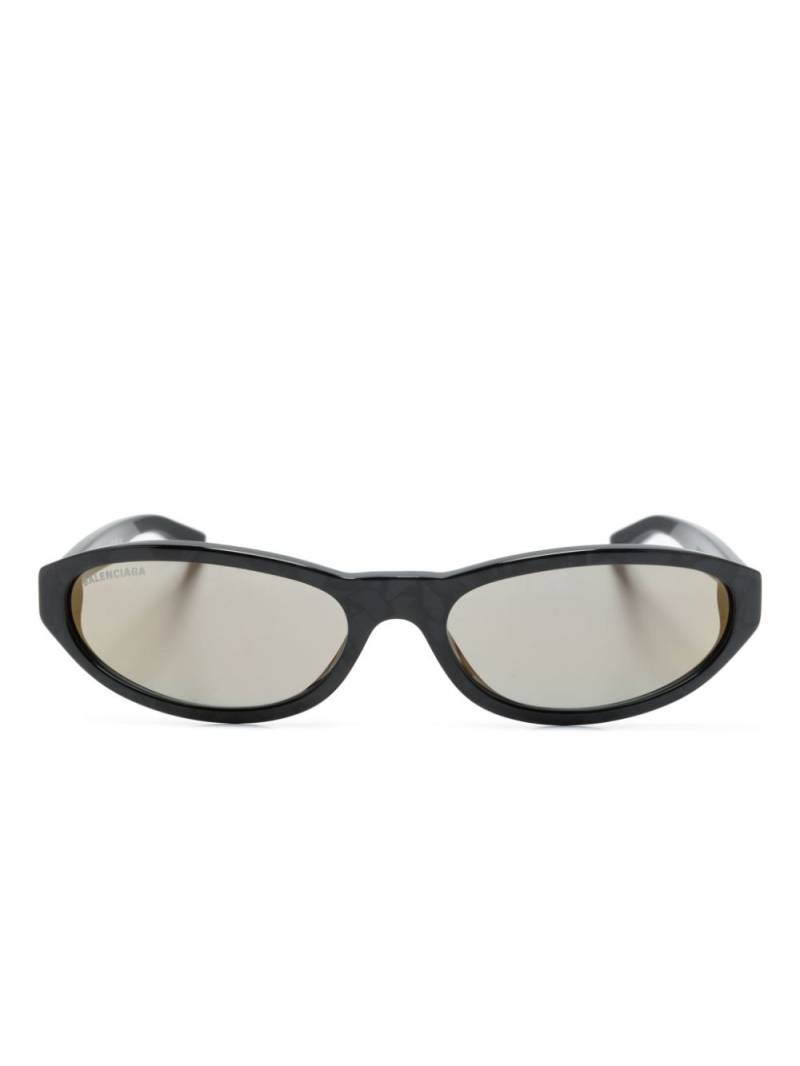 Balenciaga Eyewear oval-frame sunglasses - Black von Balenciaga Eyewear