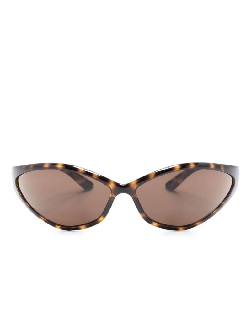 Balenciaga Eyewear oval-frame sunglasses - Brown von Balenciaga Eyewear