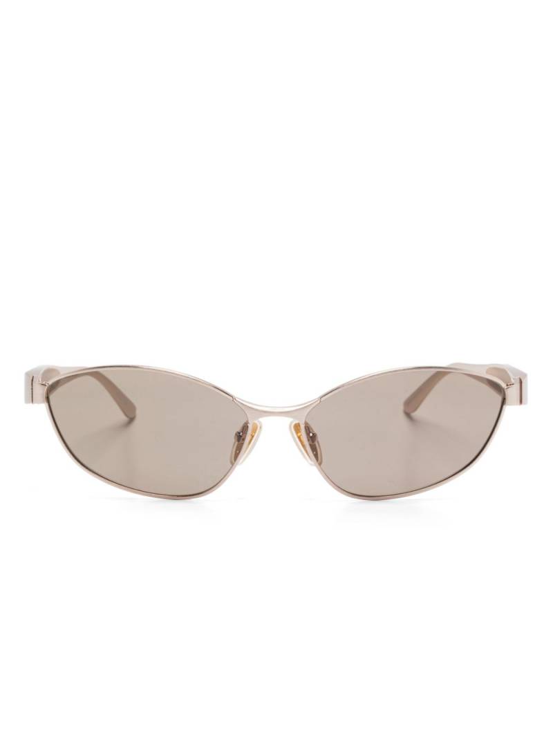 Balenciaga Eyewear oval-frame sunglasses - Gold von Balenciaga Eyewear