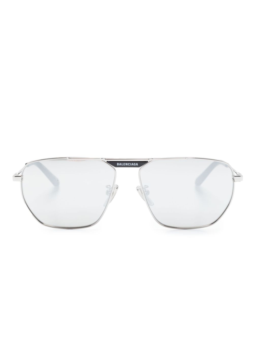 Balenciaga Eyewear pilot-frame tinted sunglasses - Silver von Balenciaga Eyewear