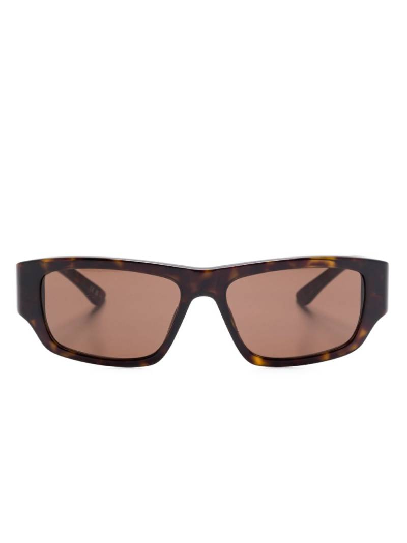 Balenciaga Eyewear rectangle-frame sunglasses - Brown von Balenciaga Eyewear