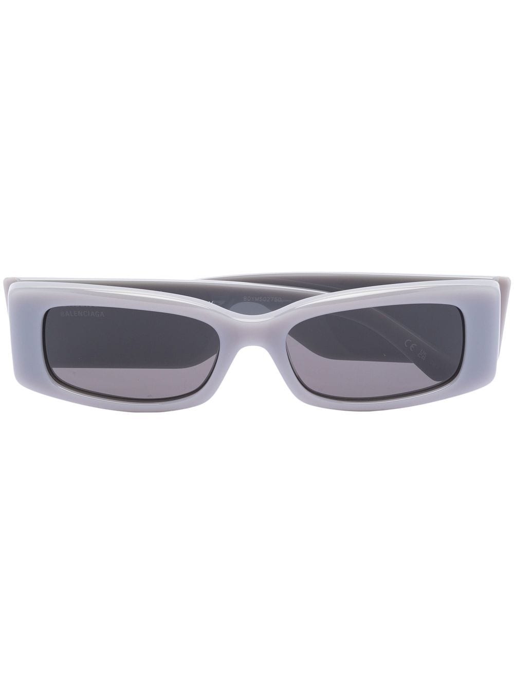 Balenciaga Eyewear square-frame logo-print sunglasses - Grey von Balenciaga Eyewear