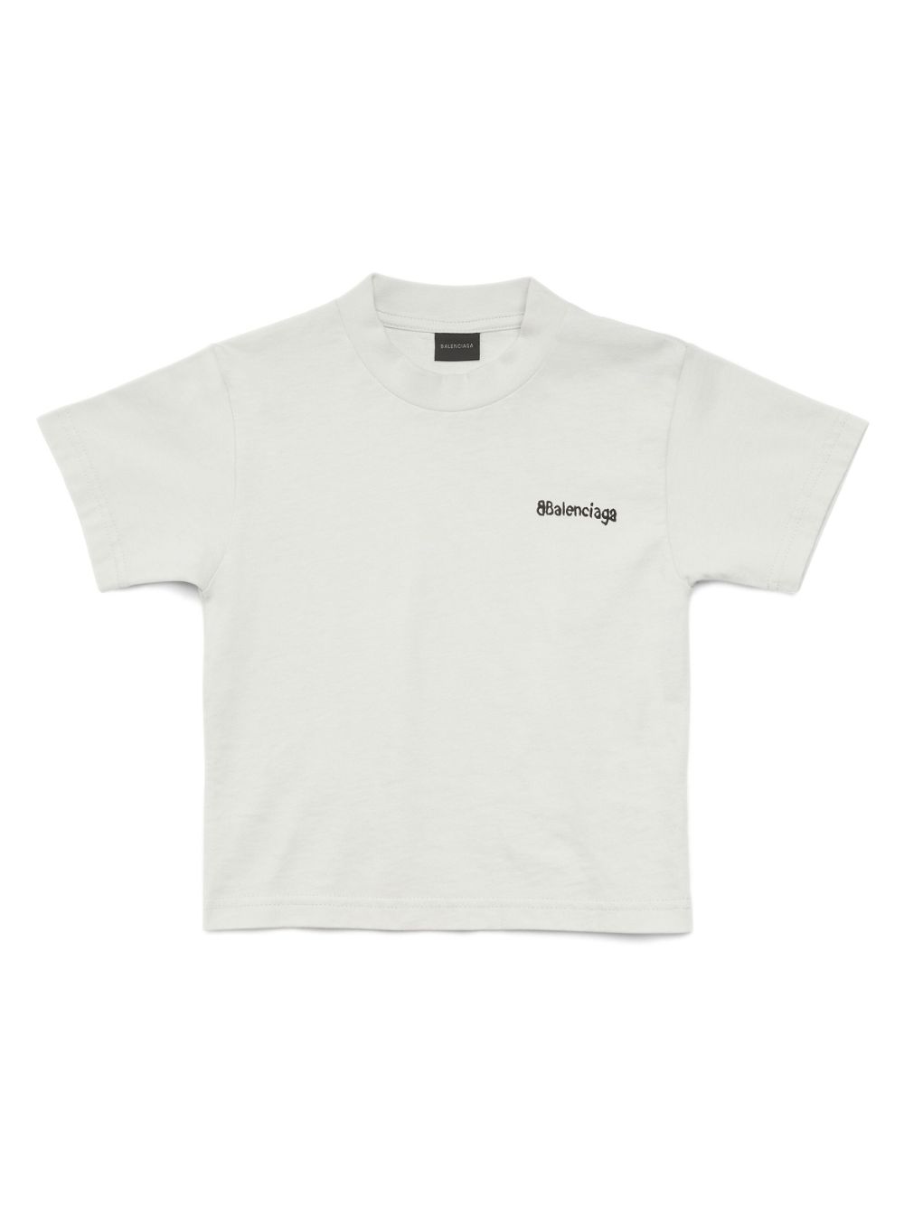 Balenciaga Kids logo-print cotton T-shirt - Neutrals von Balenciaga Kids