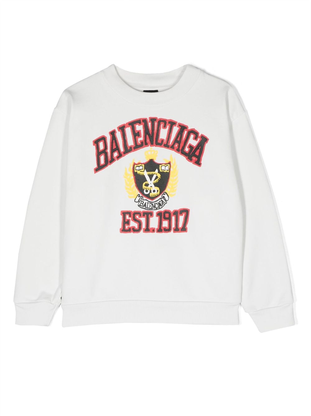 Balenciaga Kids Diy College sweatshirt - White von Balenciaga Kids