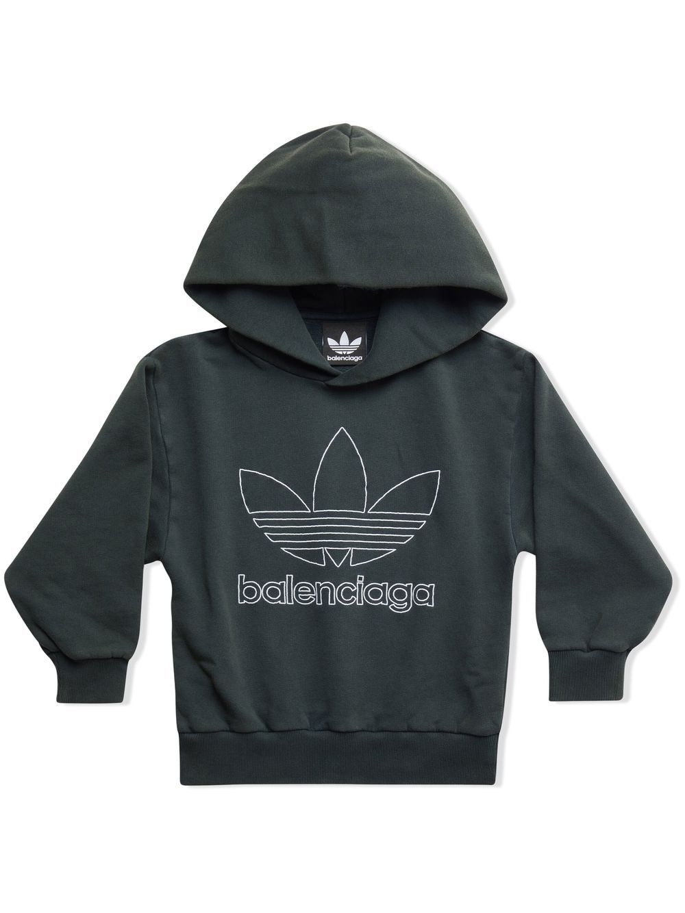 Balenciaga Kids x adidas Trefoil hoodie - Green von Balenciaga Kids