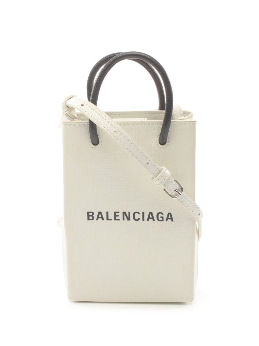 Balenciaga Pre-Owned 2000 Shopping phone holder - White von Balenciaga Pre-Owned