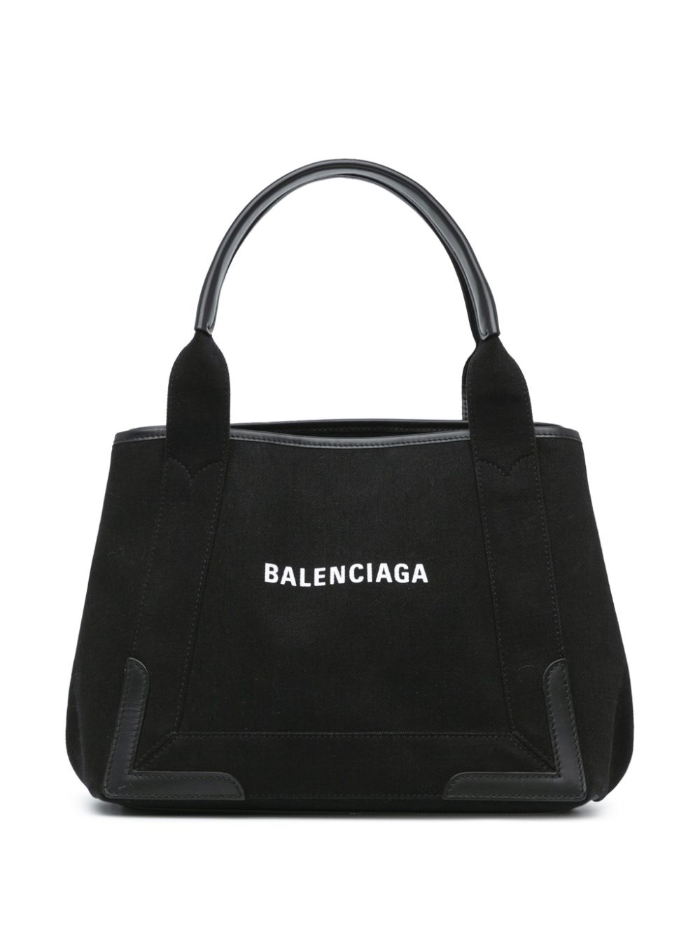 Balenciaga Pre-Owned 2007 Canvas Navy Cabas S tote bag - Black von Balenciaga Pre-Owned