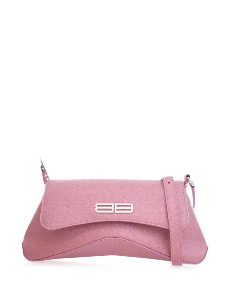 Balenciaga Pre-Owned 2010 Small Xx Glitter Flap satchel - Pink von Balenciaga Pre-Owned