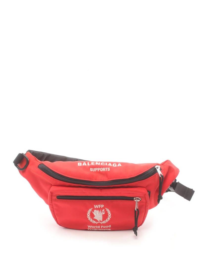 Balenciaga Pre-Owned 2010 World Food Programme belt bag - Red von Balenciaga Pre-Owned