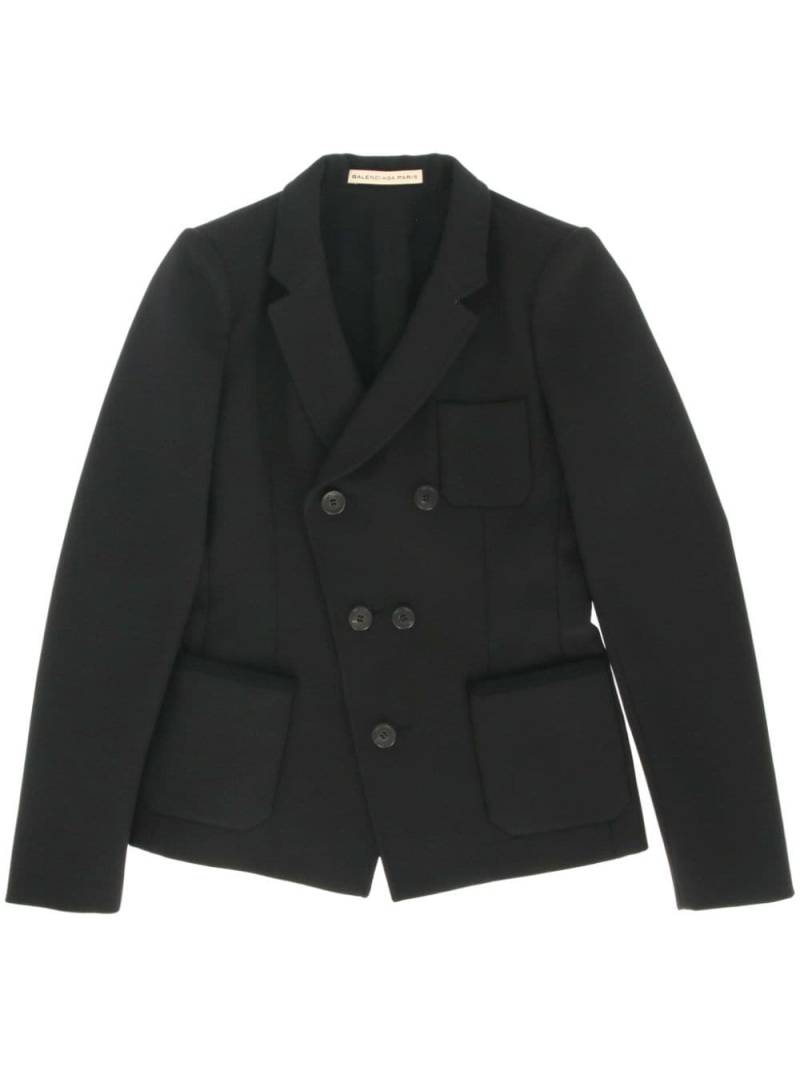 Balenciaga Pre-Owned 2010s double-breasted blazer - Black von Balenciaga Pre-Owned