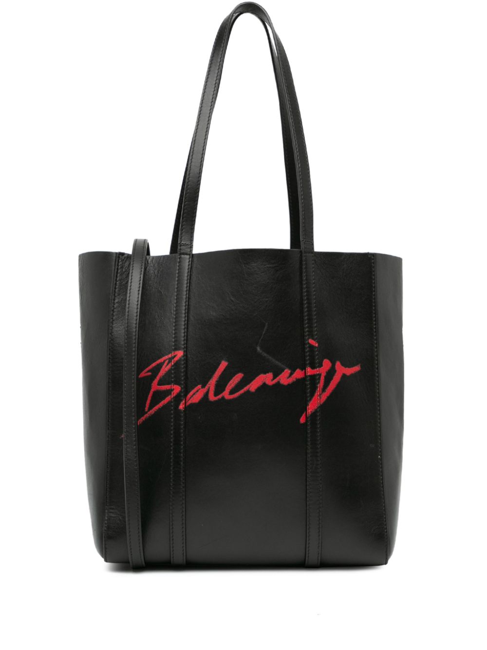 Balenciaga Pre-Owned 2019 XS Logo Everyday Tote satchel - Black von Balenciaga Pre-Owned