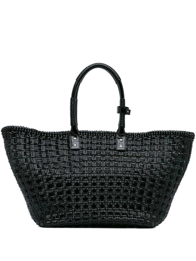 Balenciaga Pre-Owned 2021 XL Giant Bistro Basket tote bag - Black von Balenciaga Pre-Owned