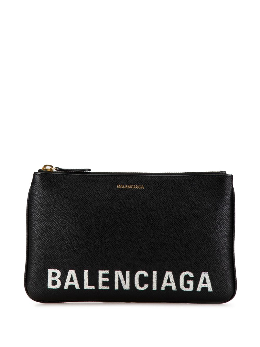 Balenciaga Pre-Owned 21st Century Leather Ville M clutch bag - Black von Balenciaga Pre-Owned