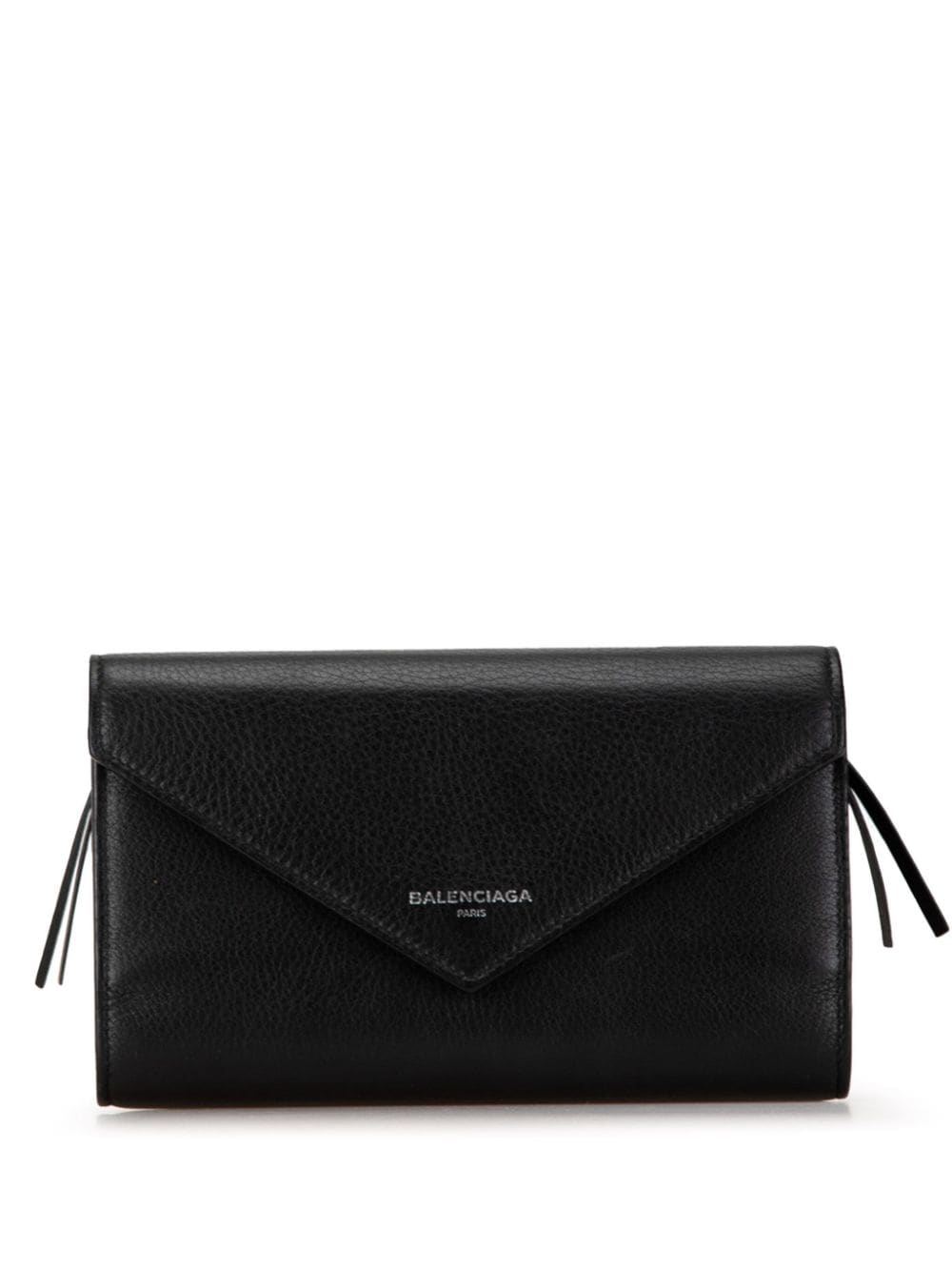 Balenciaga Pre-Owned 21st Century Papier Leather Zip Around Money Wallet long wallets - Black von Balenciaga Pre-Owned