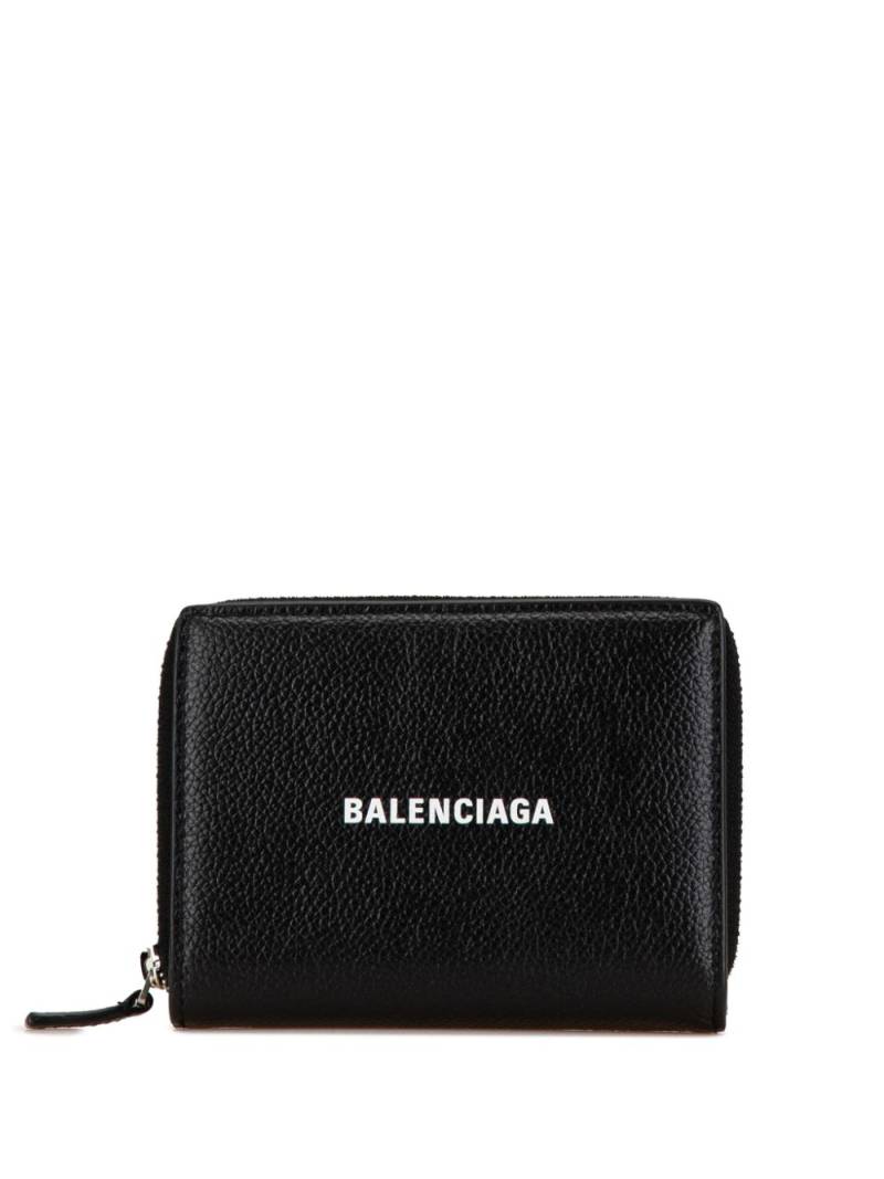 Balenciaga Pre-Owned 21st Century Leather Everyday Bifold Wallet small wallets - Black von Balenciaga Pre-Owned