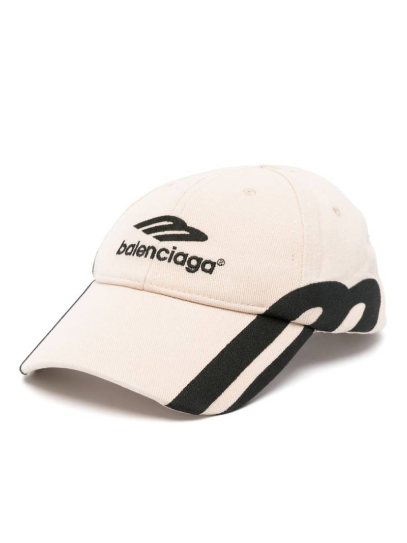 Balenciaga 3B Sports Icon cotton cap - Neutrals von Balenciaga