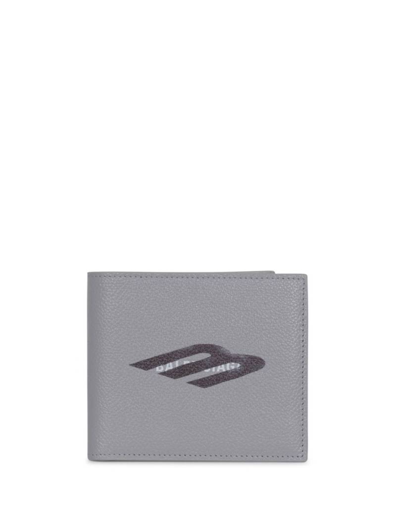 Balenciaga 3B logo wallet - Grey von Balenciaga