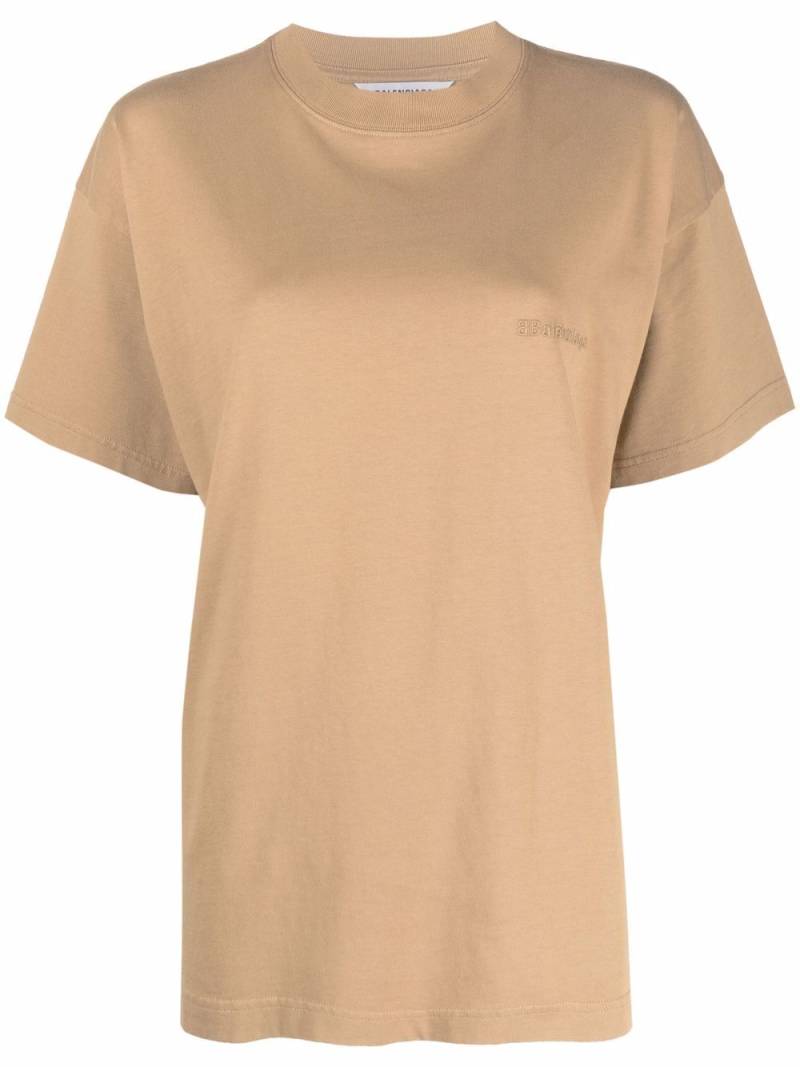 Balenciaga BB Corp T-shirt - Neutrals von Balenciaga