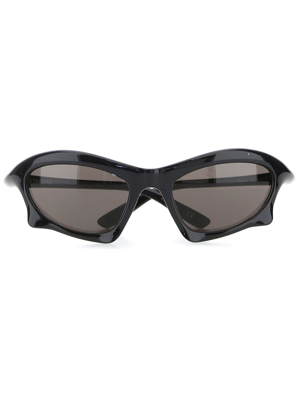 Balenciaga Eyewear Bat rectangle sunglasses - Black von Balenciaga Eyewear