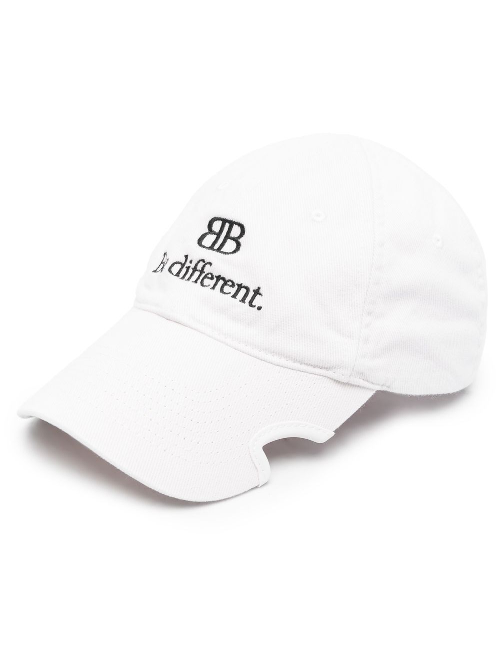 Balenciaga Be Different baseball cap - White von Balenciaga