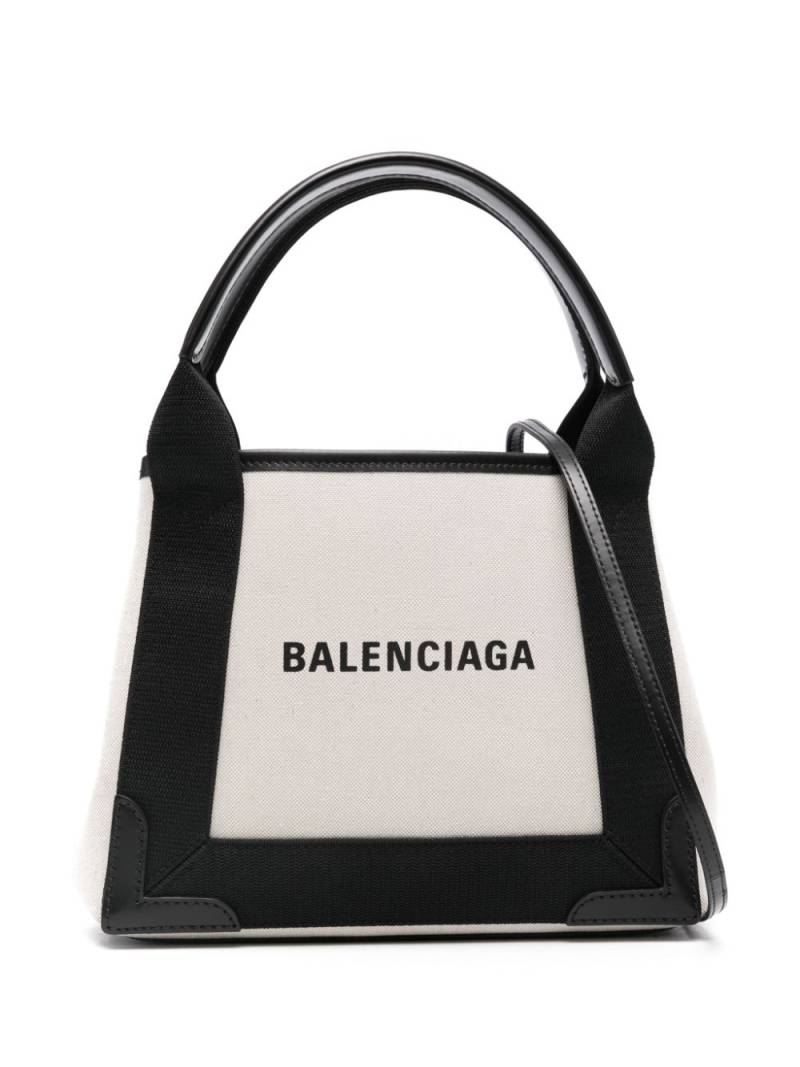 Balenciaga Navy XS Cabas tote bag - Neutrals von Balenciaga