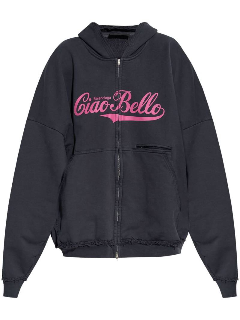 Balenciaga Ciao Bello hoodie - Grey von Balenciaga