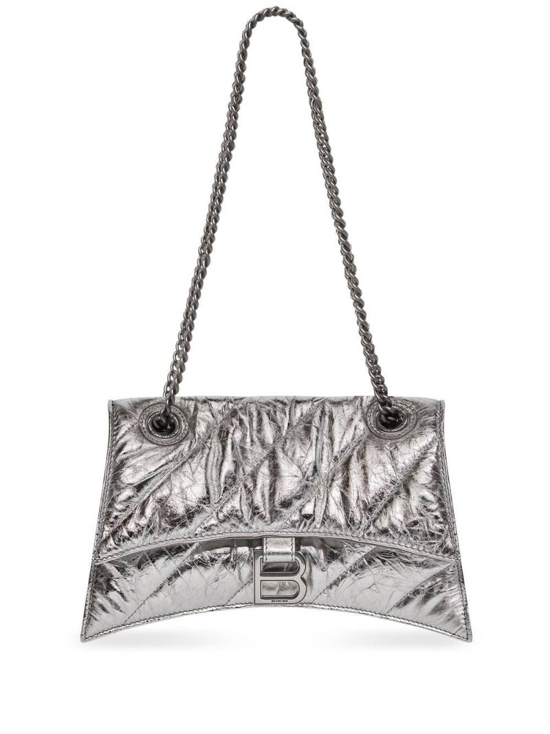 Balenciaga Crush chain-strap shoulder bag - Silver von Balenciaga