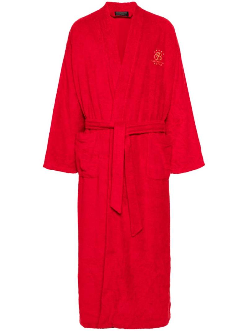 Balenciaga Deco B Hotel maxi coat - Red von Balenciaga