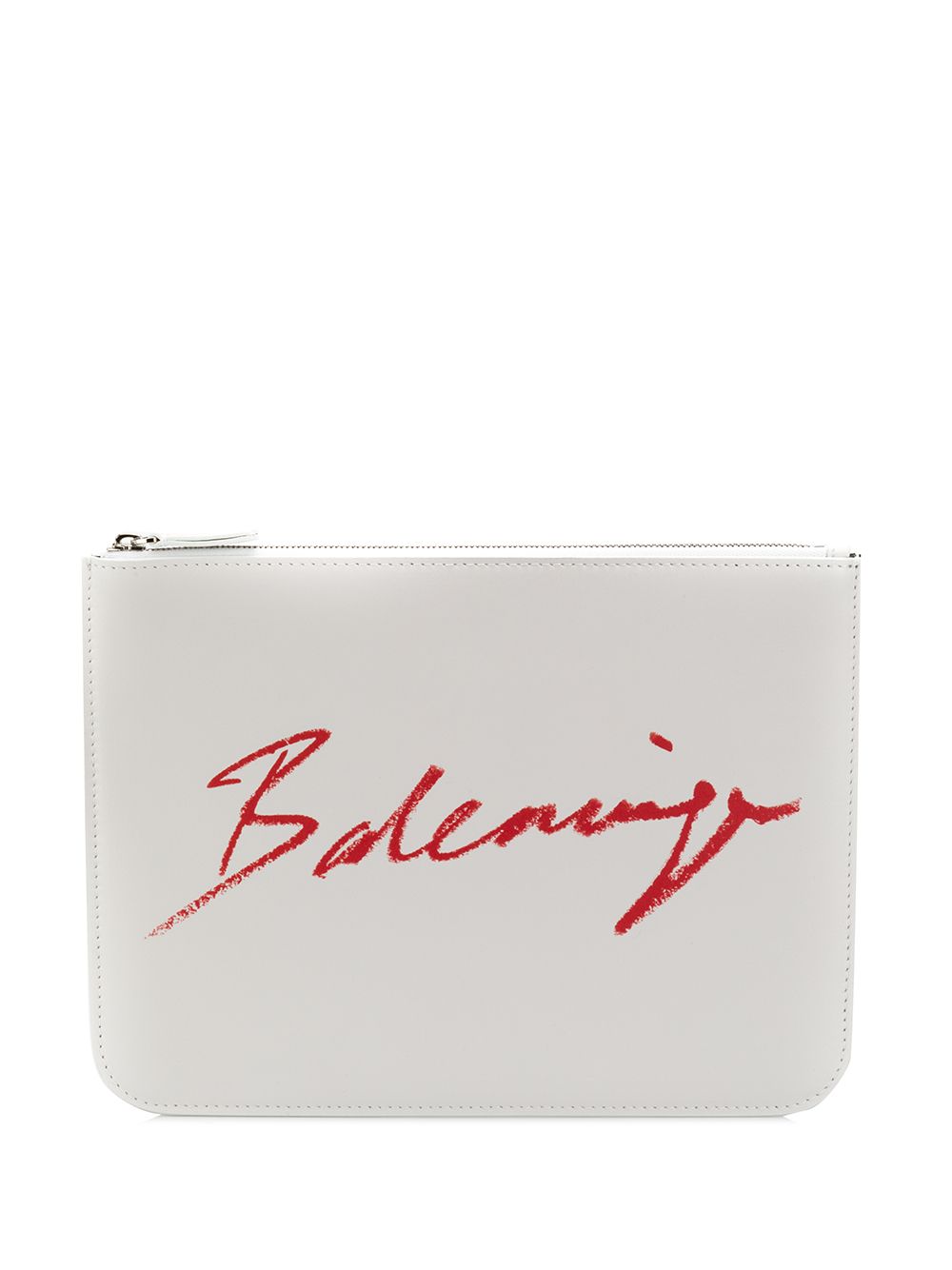 Balenciaga Everyday Signature pouch bag - White von Balenciaga