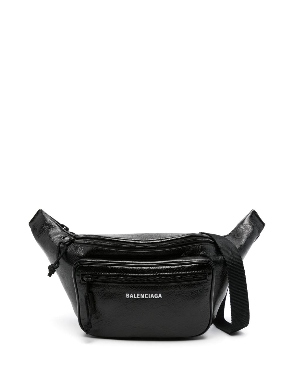 Balenciaga Explorer leather belt bag - Black von Balenciaga